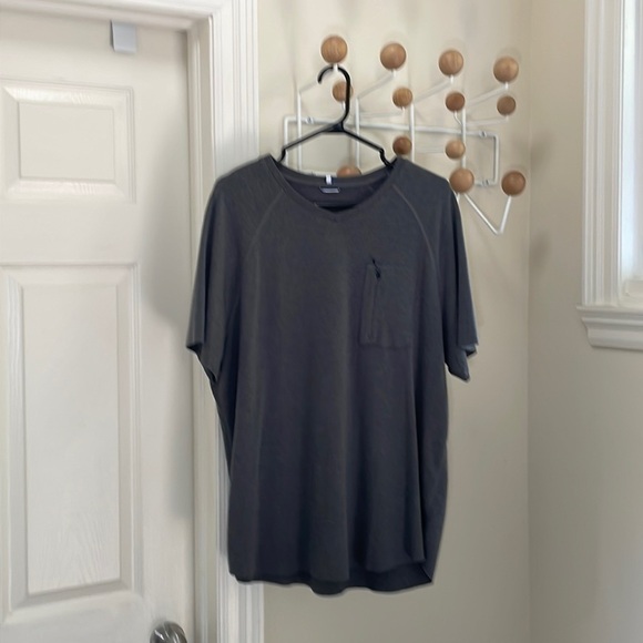 Kit and Ace - Loose Baggy Zip Pocket Oversized Shirt - Grey - Large - Picture 1 of 15